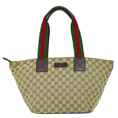 GUCCI シェリーライン GGキャンバス トートバッグ ベージュ 131230