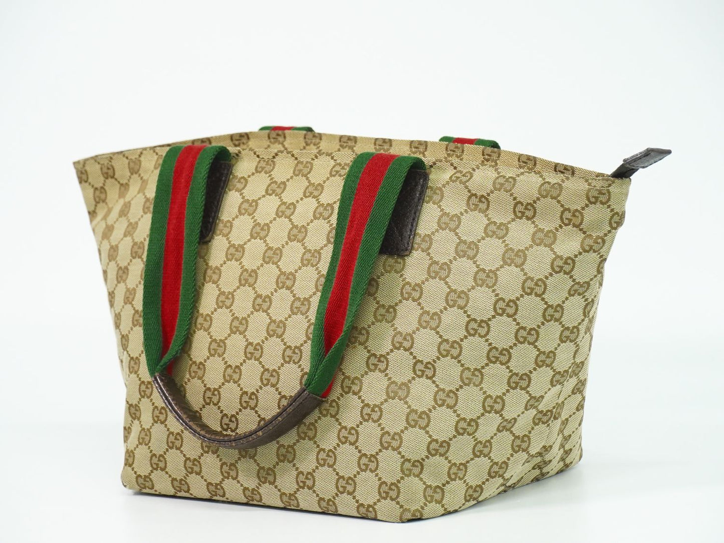 GUCCI シェリーライン GGキャンバス トートバッグ ベージュ 131230