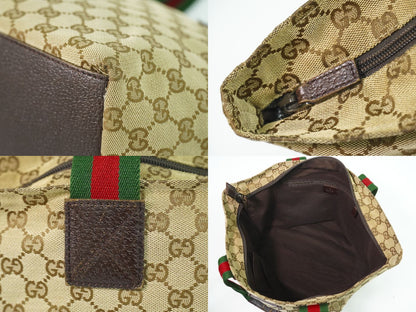 GUCCI シェリーライン GGキャンバス トートバッグ ベージュ 131230