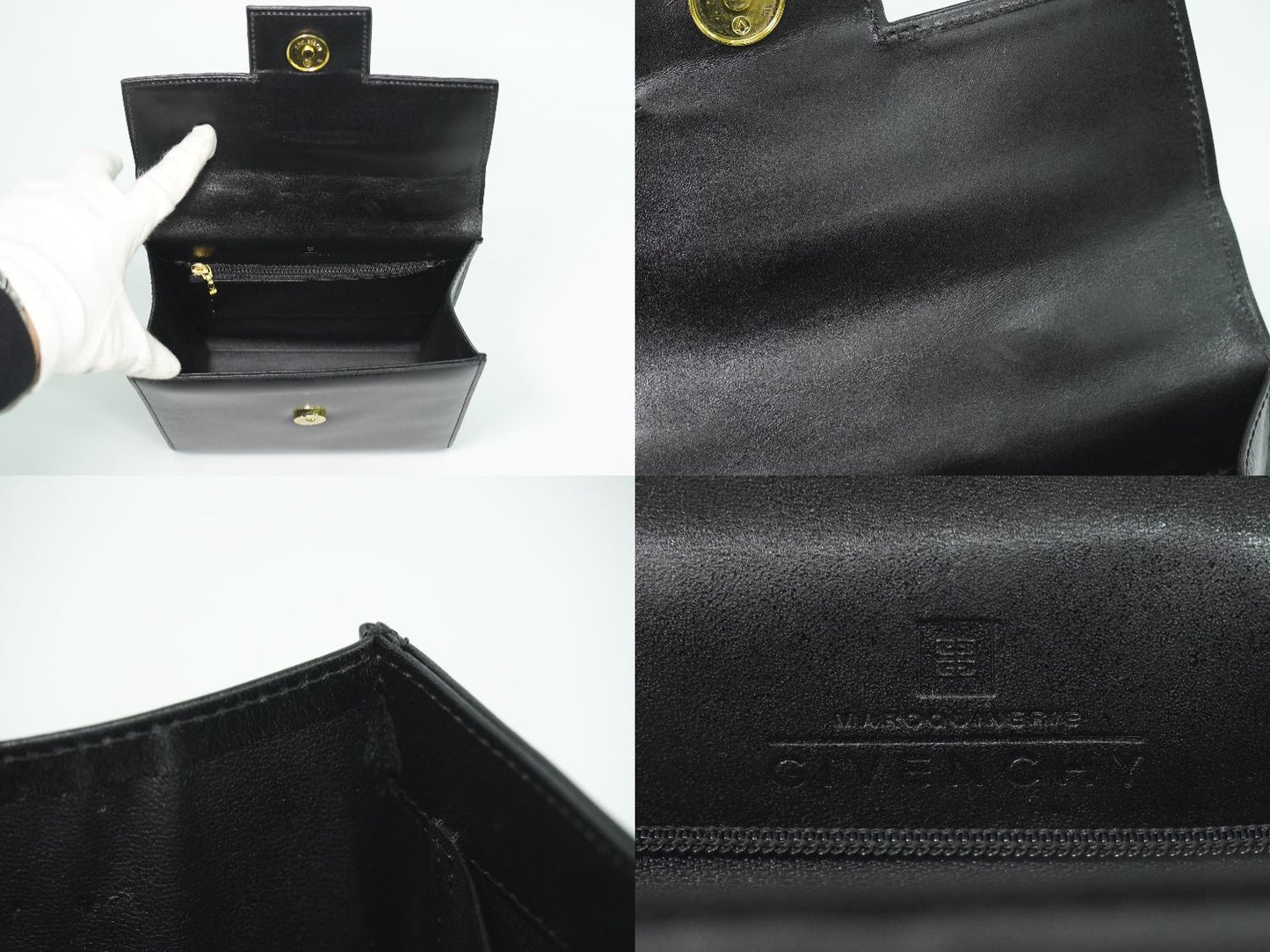 GIVENCHY 4Gロゴ ハンドバッグ ブラック
