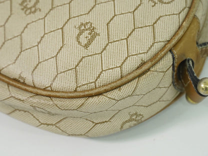 Christian Dior ハニカム柄 ショルダーバッグ ベージュ