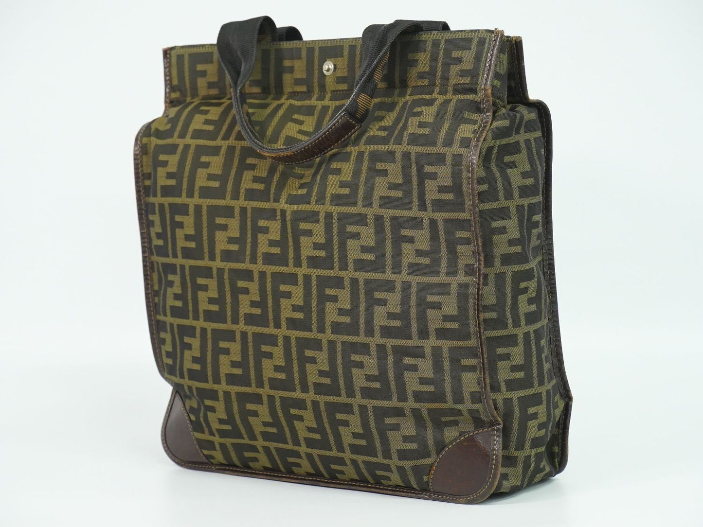 FENDI ズッカ トートバッグ ブラウン