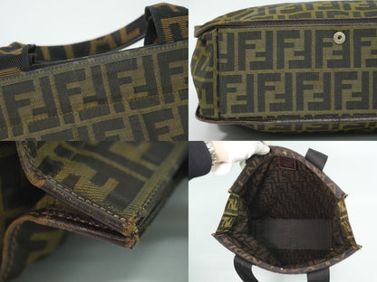 FENDI ズッカ トートバッグ ブラウン