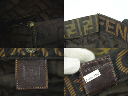 FENDI ズッカ トートバッグ ブラウン