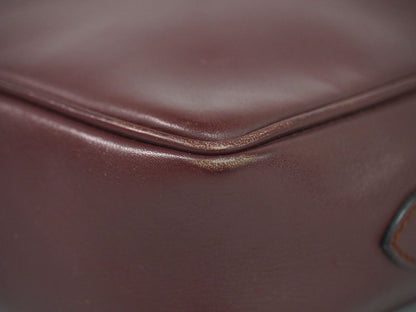 Cartier マストライン ショルダーバッグ ボルドー