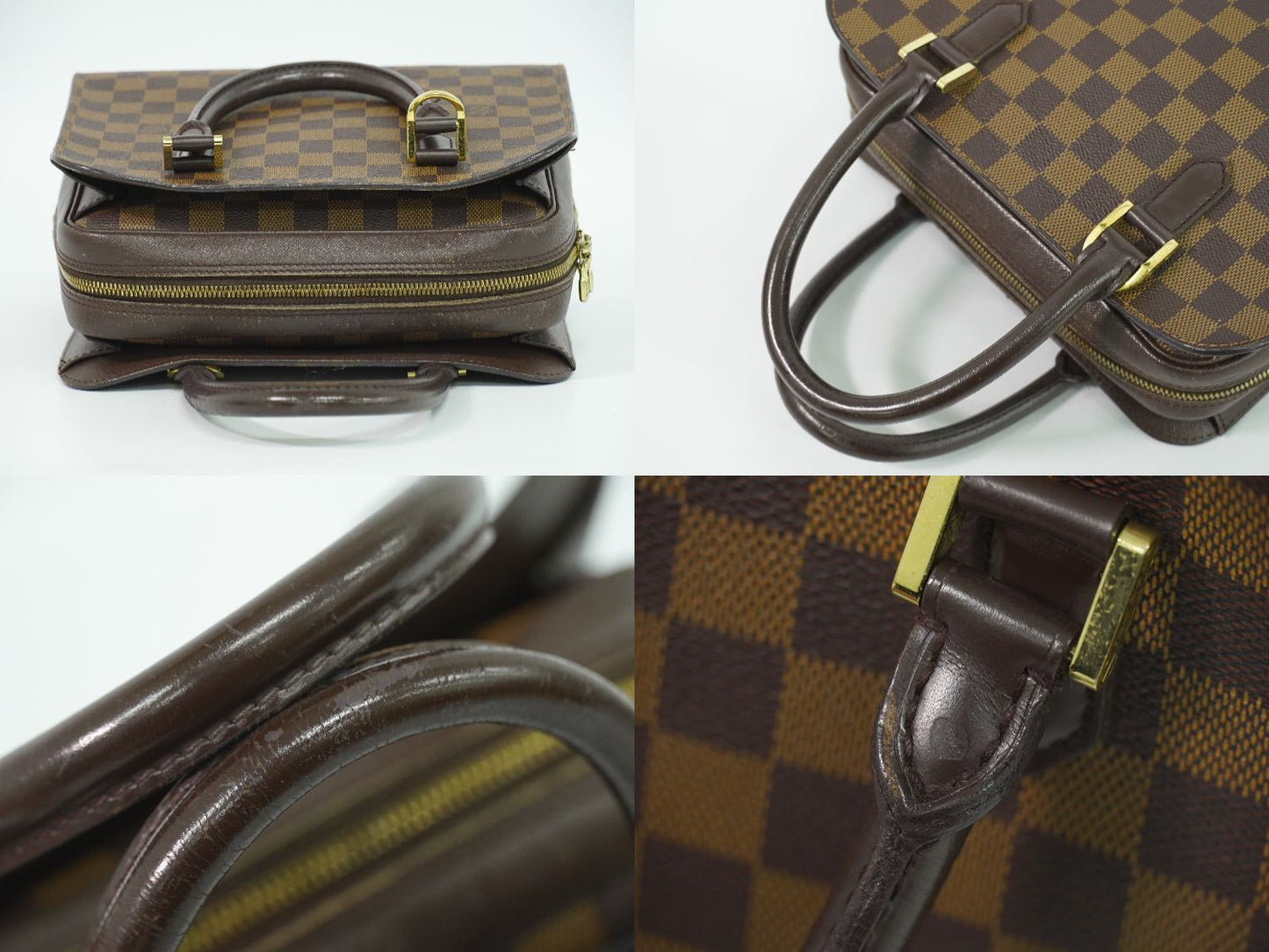 LOUIS VUITTON トリアナ ダミエ エベヌ ハンドバッグ N51155