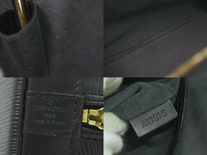 LOUIS VUITTON アルマ エピ レザー ハンドバッグ ノワール M52142