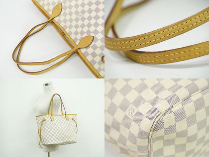 LOUIS VUITTON 旧型 ネヴァーフル MM ダミエ アズール トートバッグ N51107