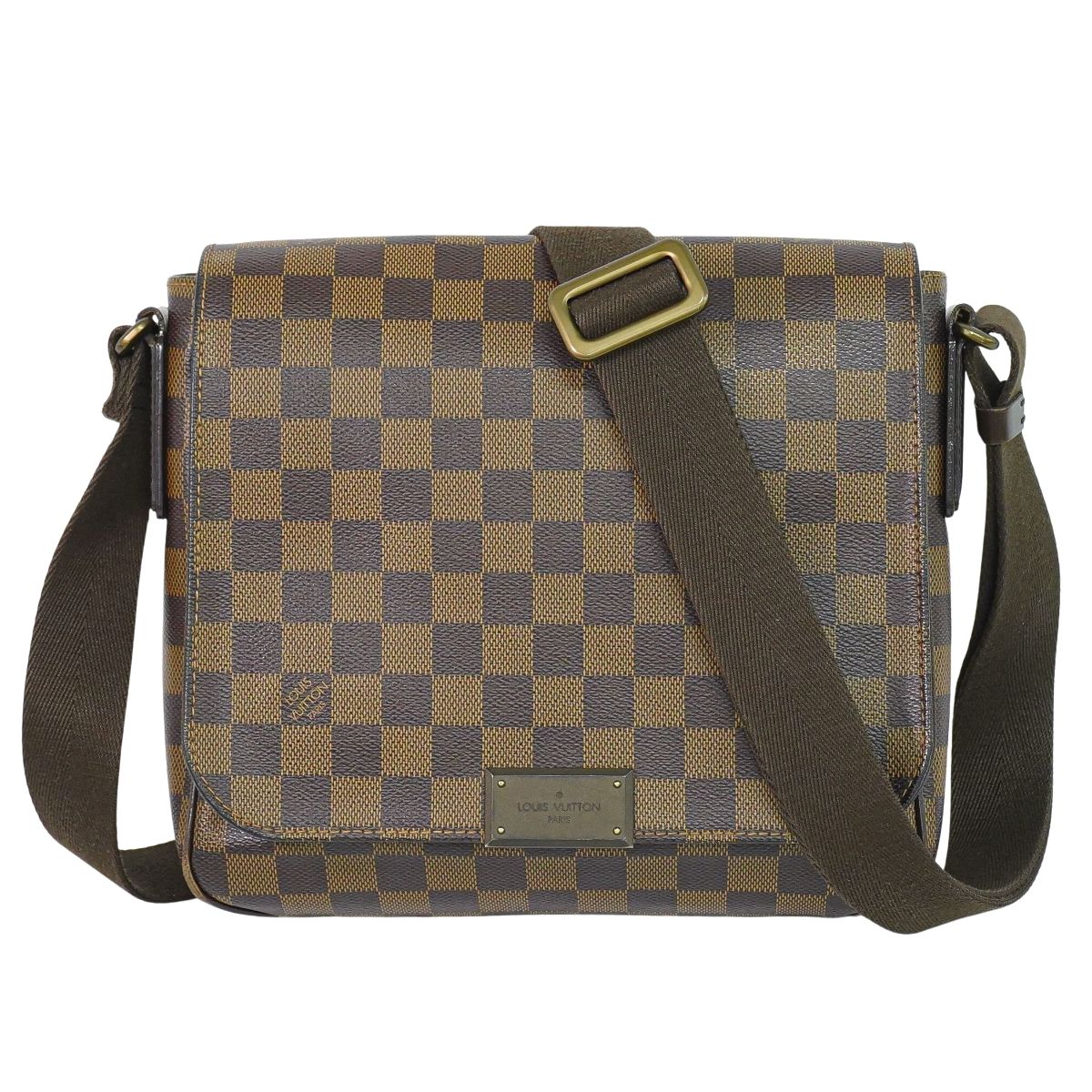 LOUIS VUITTON ディストリクト PM ダミエ エベヌ ショルダーバッグ N41213