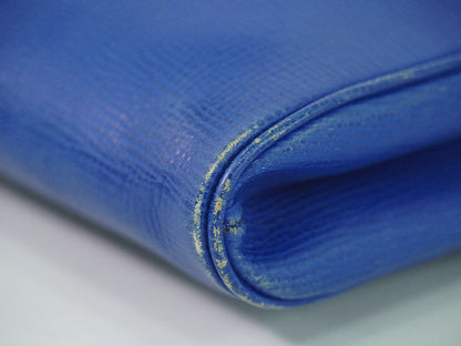 CELINE サークルロゴ ショルダーバッグ ブルー