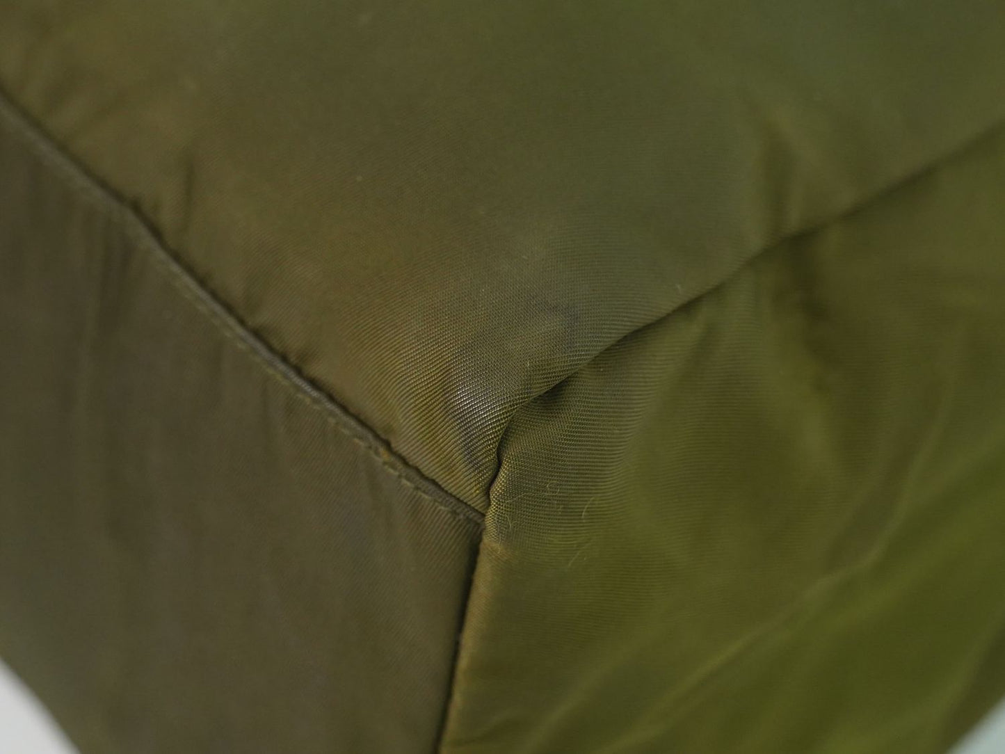 PRADA トートバッグ カーキ