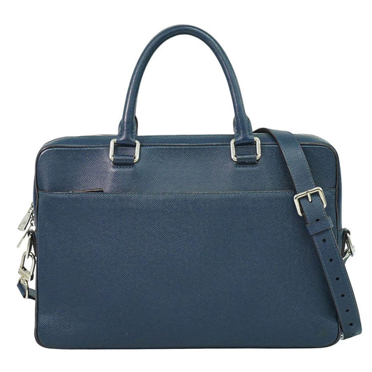 LOUIS VUITTON ポルトドキュマン ビジネス PM タイガ レザー 2WAY ビジネスバッグ オセアン M32716