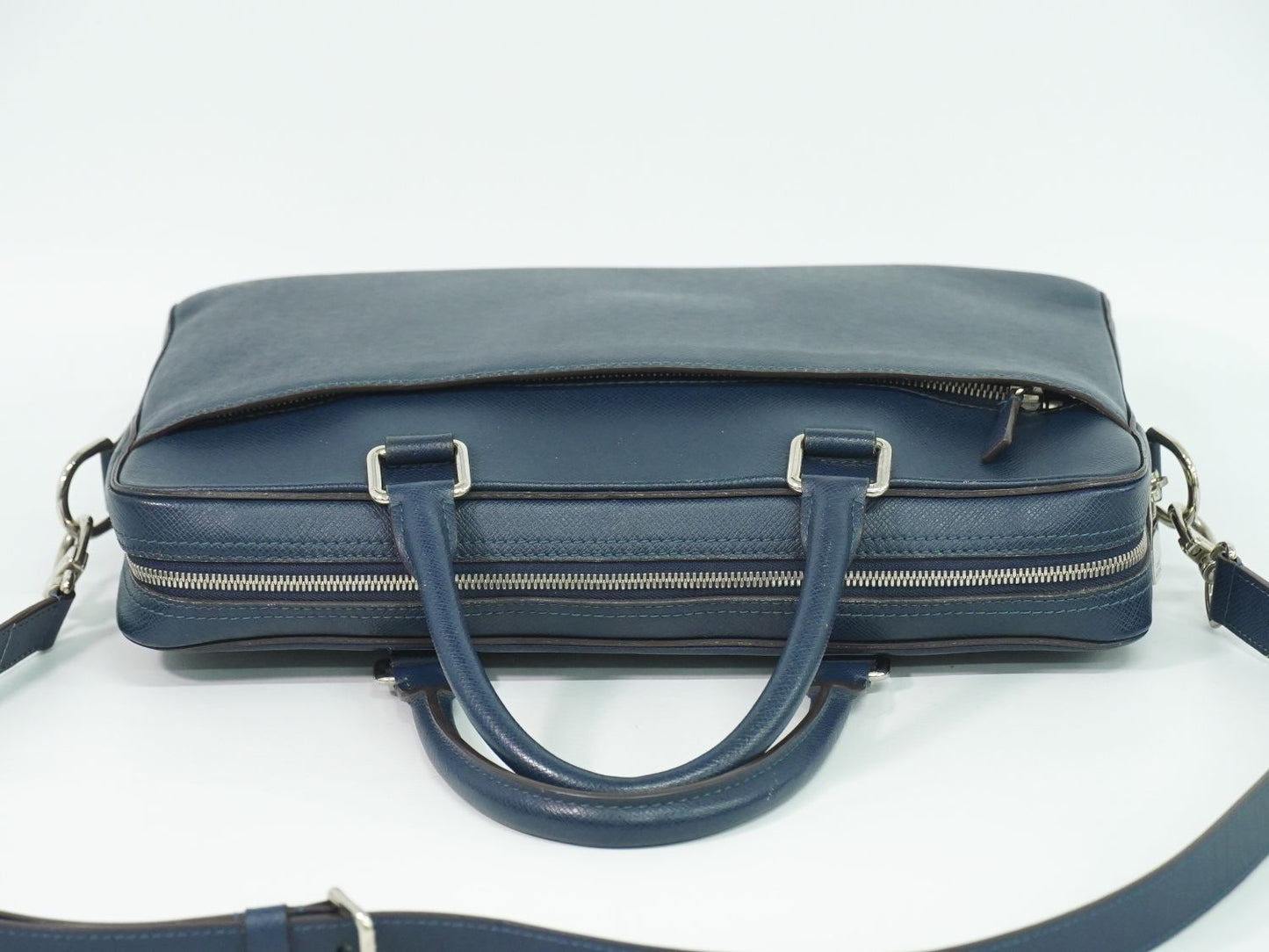 LOUIS VUITTON ポルトドキュマン ビジネス PM タイガ レザー 2WAY ビジネスバッグ オセアン M32716