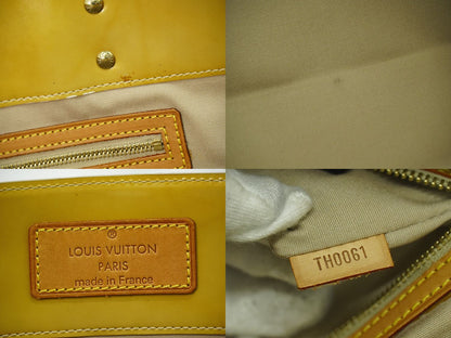 LOUIS VUITTON リード GM ヴェルニ レザー トートバッグ ベージュ M91140