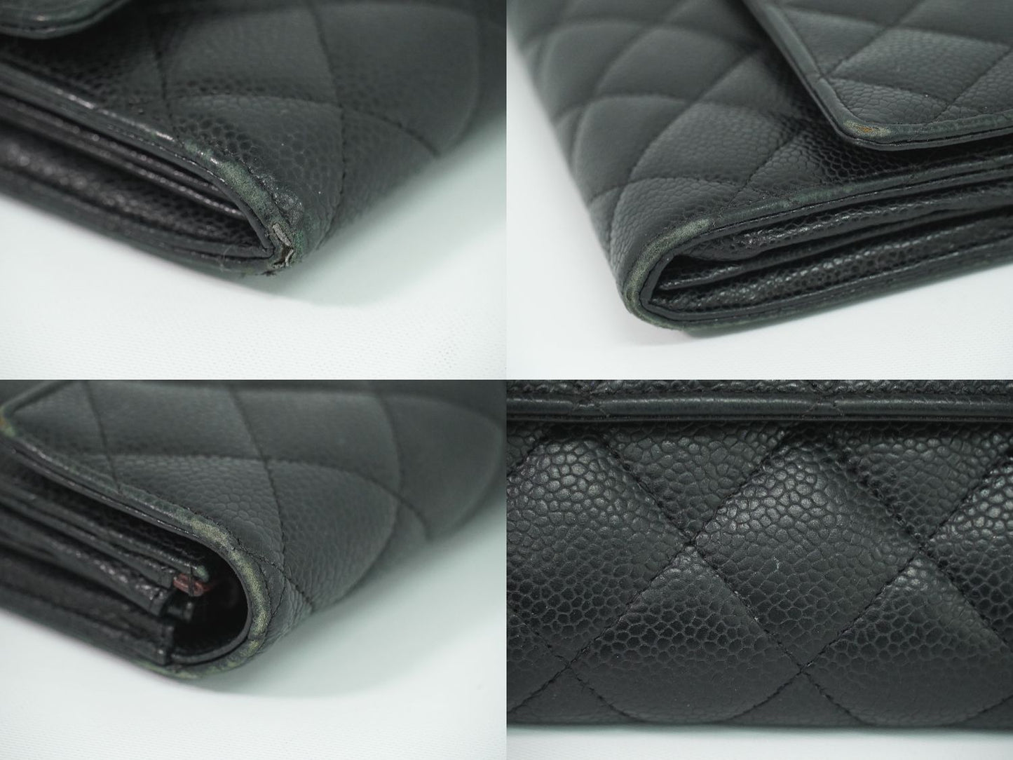 CHANEL シャネル ココマーク マトラッセ 長財布 ブラック