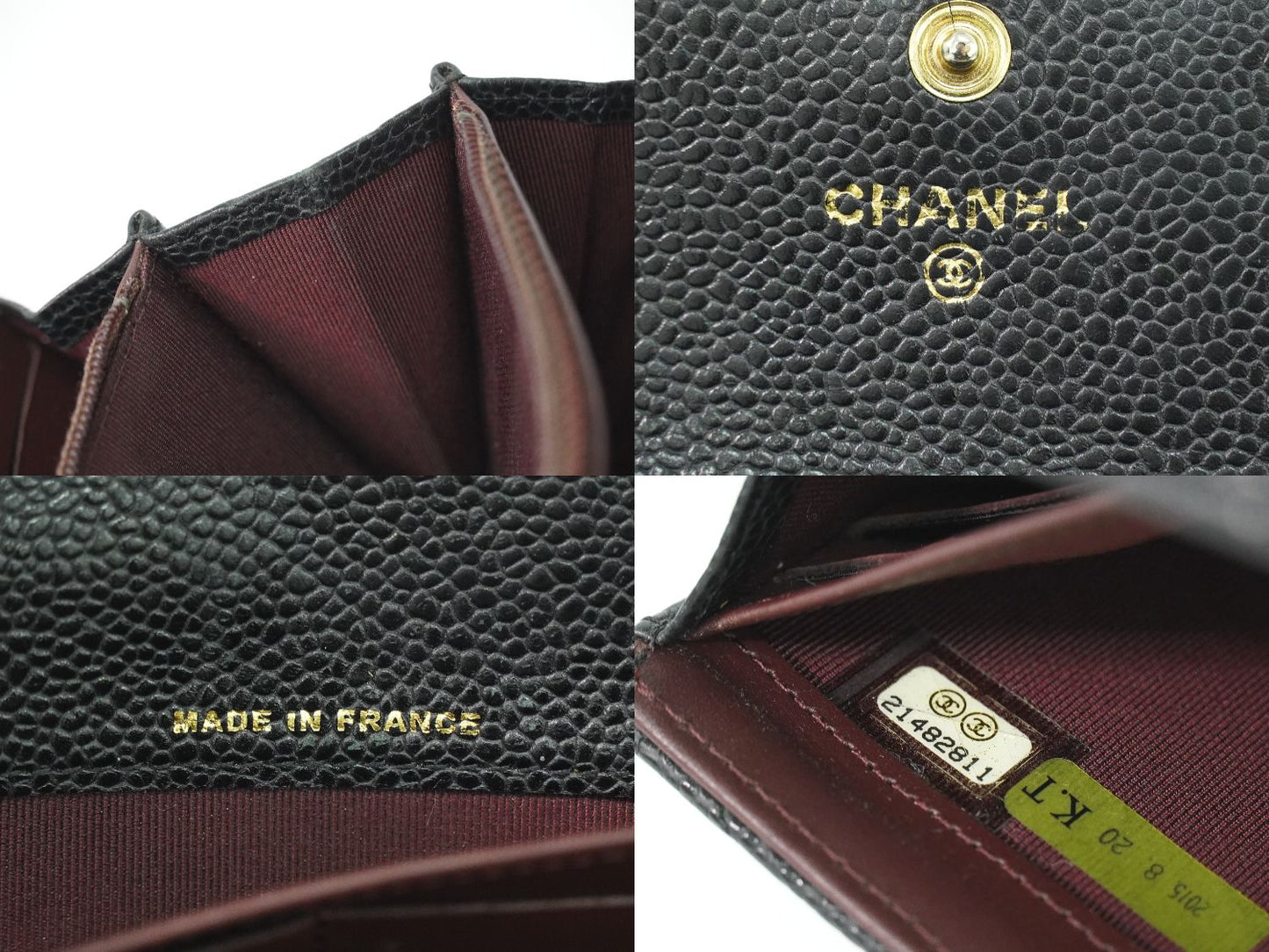 CHANEL シャネル ココマーク マトラッセ 長財布 ブラック