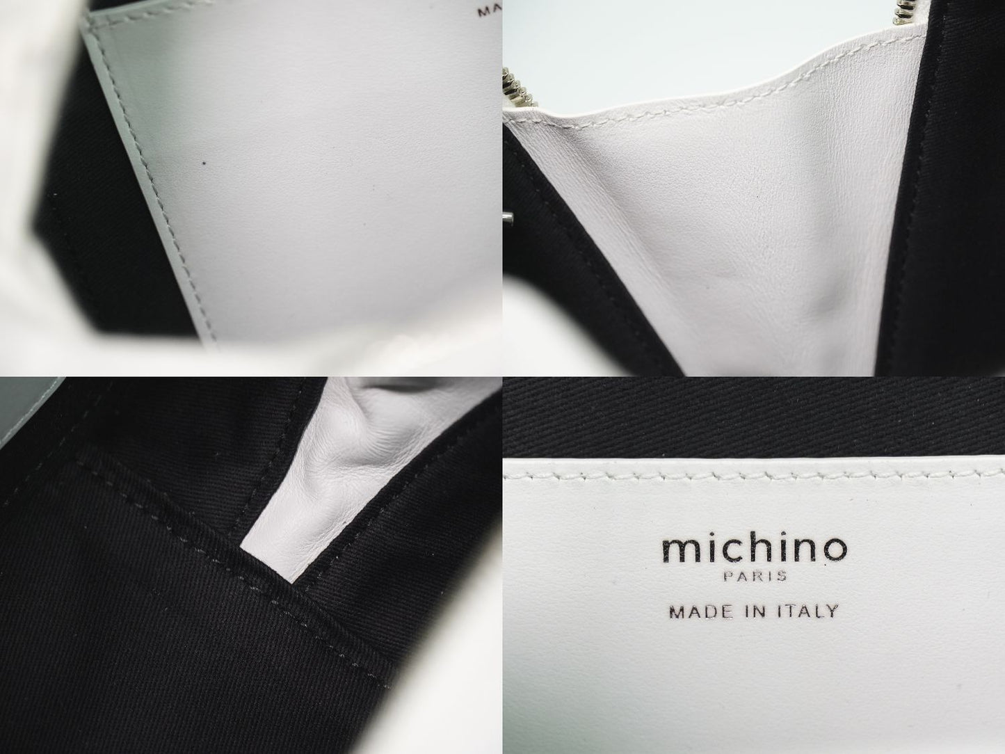 michino PARIS サリュー ピガルバッグ ミニ 2WAY ショルダーバッグ ホワイト