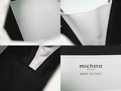 michino PARIS サリュー ピガルバッグ ミニ 2WAY ショルダーバッグ ホワイト