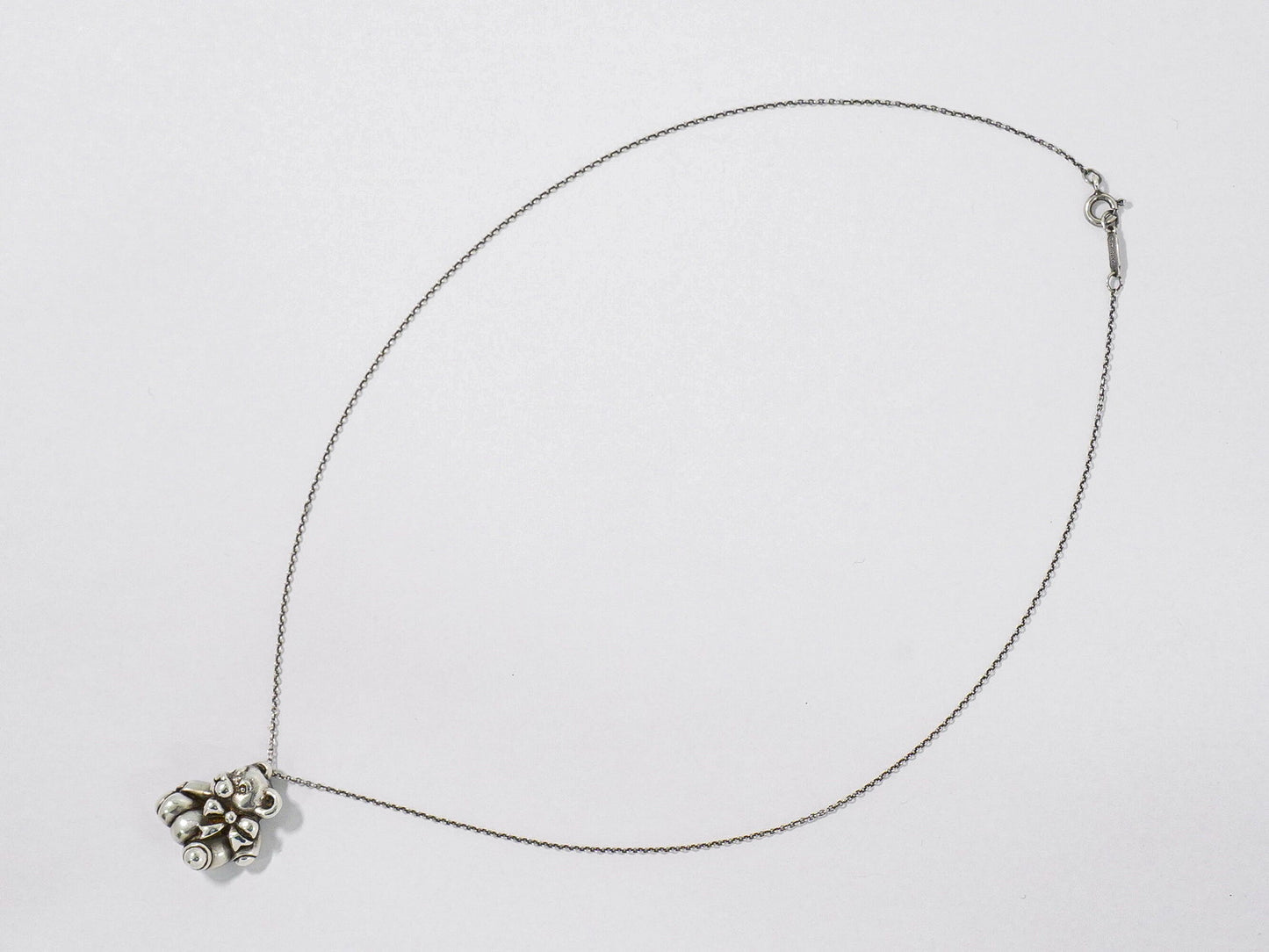 TIFFANY & Co. テディベア モチーフ 925 ネックレス シルバー