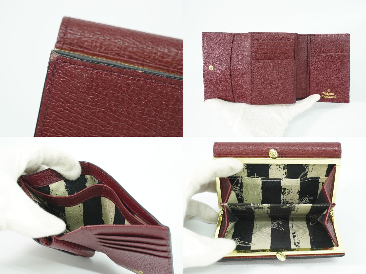 Vivienne Westwood オーブ 折財布 ボルドー