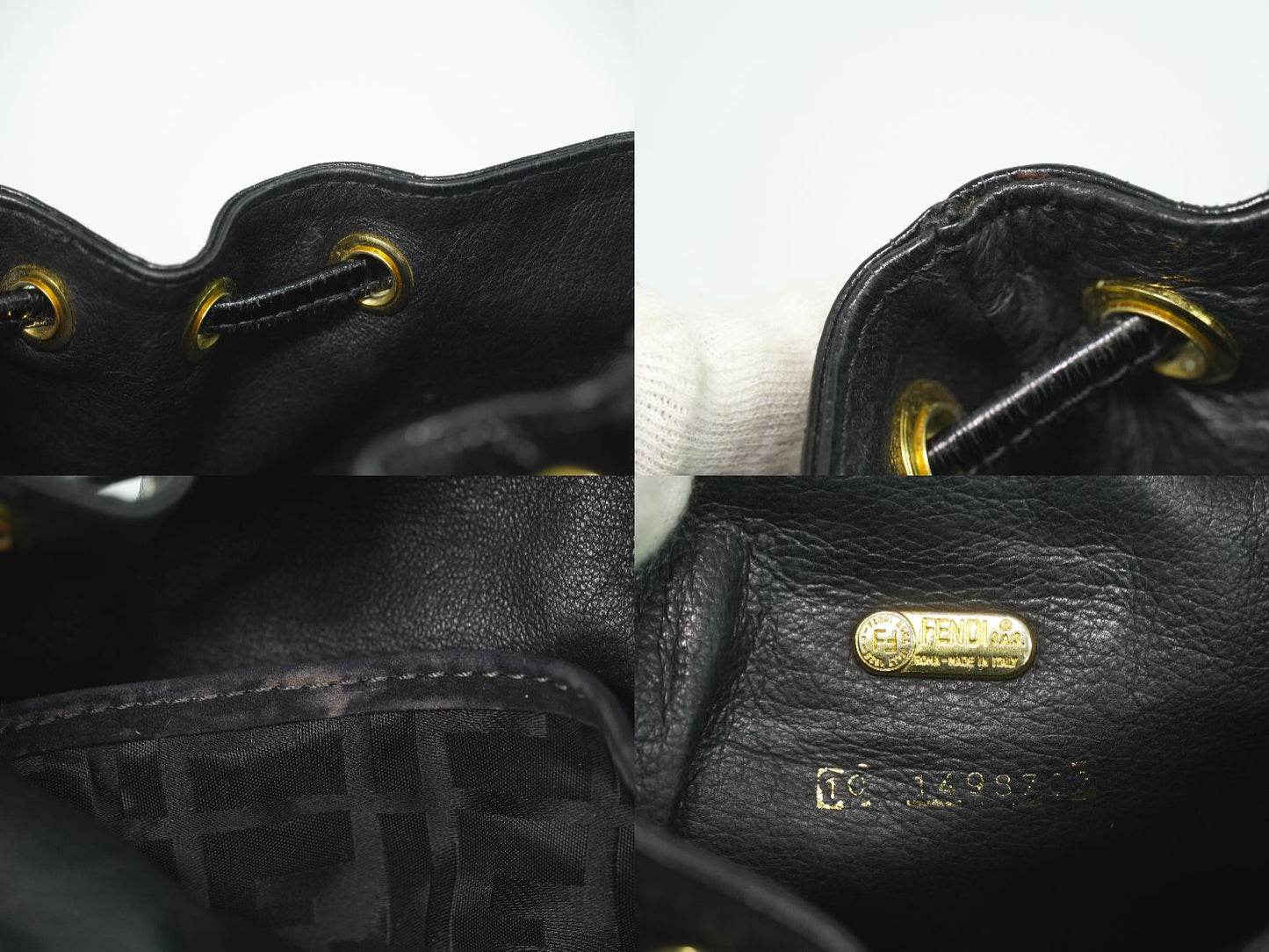 FENDI リュックサック ブラック