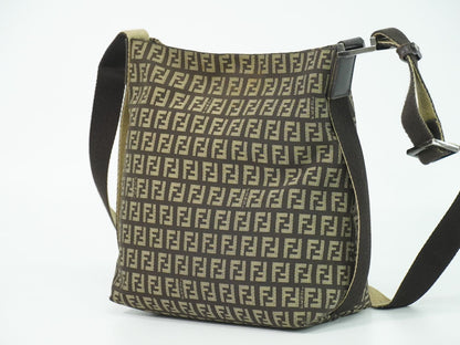 FENDI ズッキーノ ショルダーバッグ ブラウン 8BR317