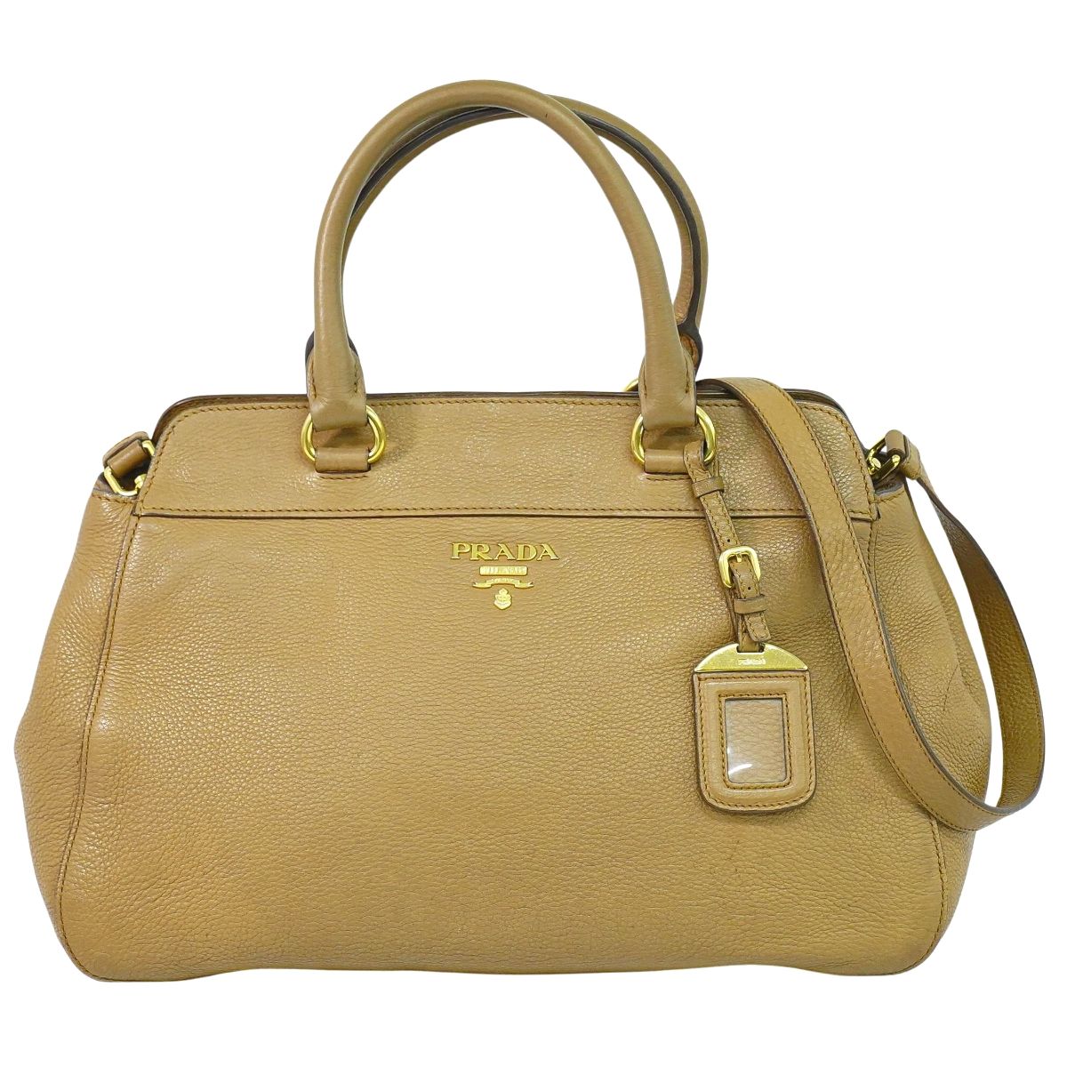 PRADA 2WAY ショルダーバッグ ベージュ