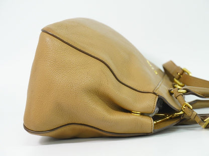 PRADA 2WAY ショルダーバッグ ベージュ