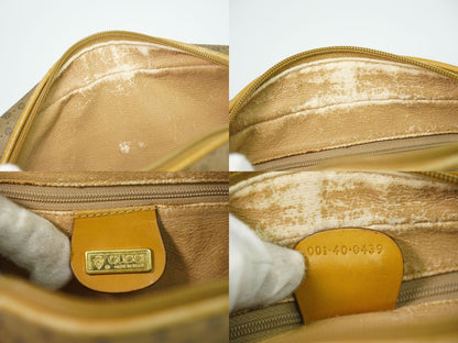GUCCI オールドグッチ マイクロGG ショルダーバッグ ブラウン