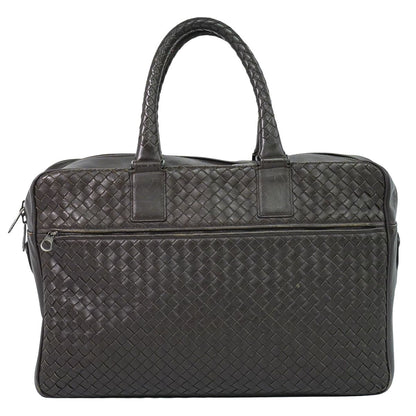 BOTTEGA VENETA イントレチャート ビジネスバッグ ブラウン