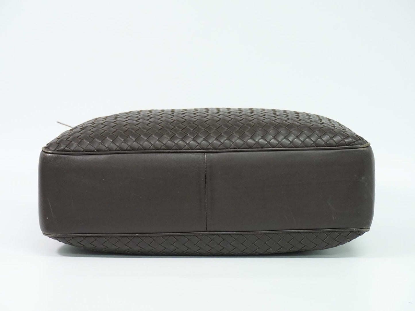 BOTTEGA VENETA イントレチャート ビジネスバッグ ブラウン