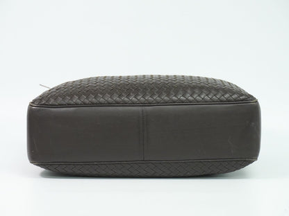 BOTTEGA VENETA イントレチャート ビジネスバッグ ブラウン