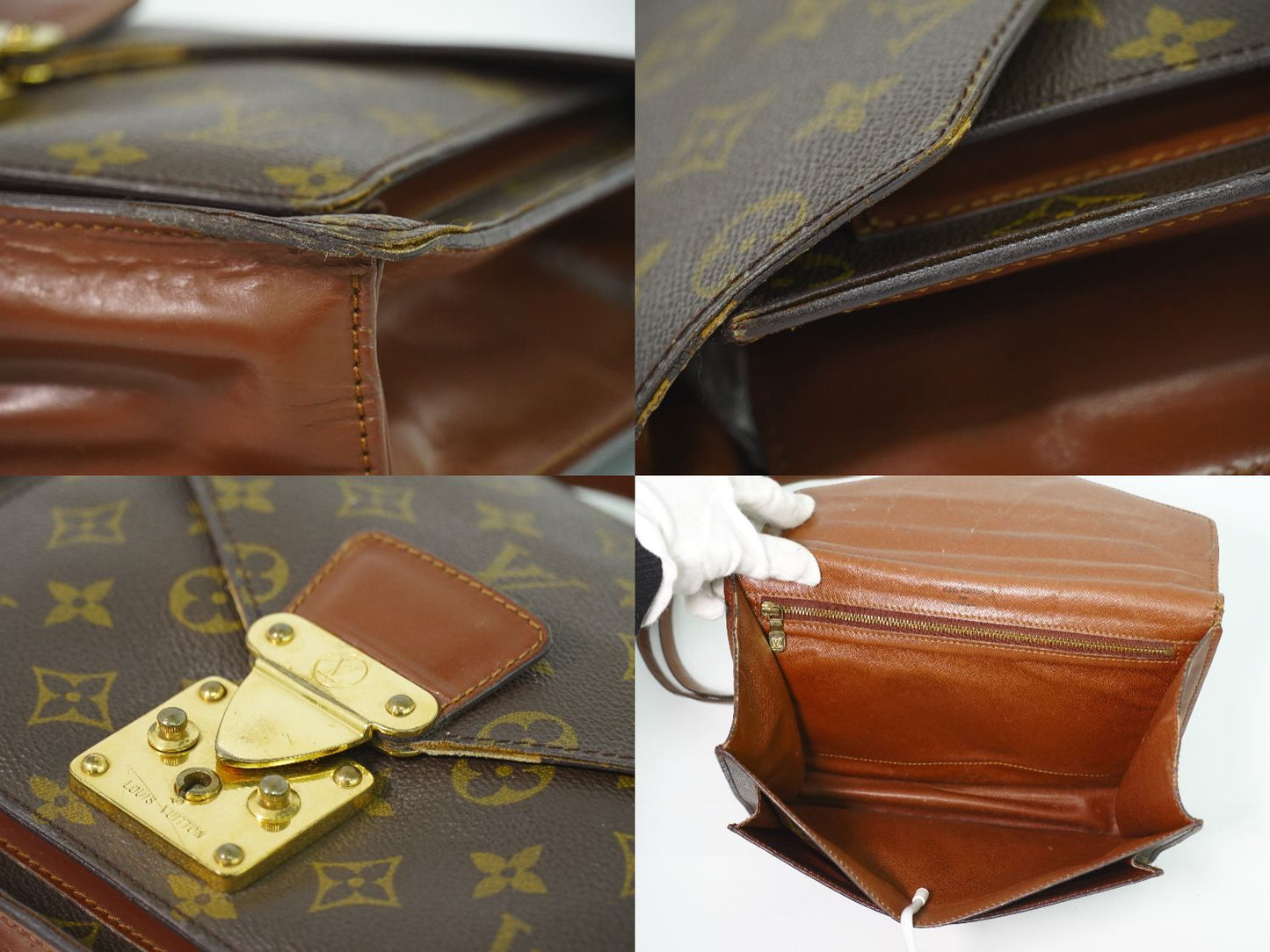 LOUIS VUITTON モンソー 26 モノグラム 2WAY ショルダーバッグ M51187