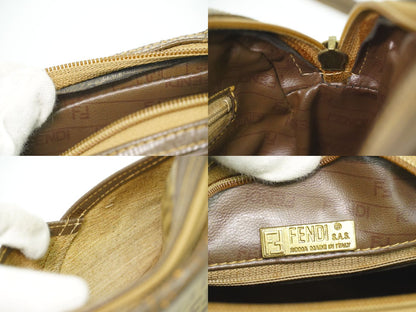 FENDI ズッカ ショルダーバッグ ブラウン
