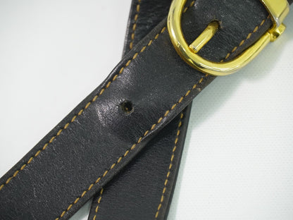 GUCCI インターロッキングG オールドグッチ ショルダーバッグ ネイビー