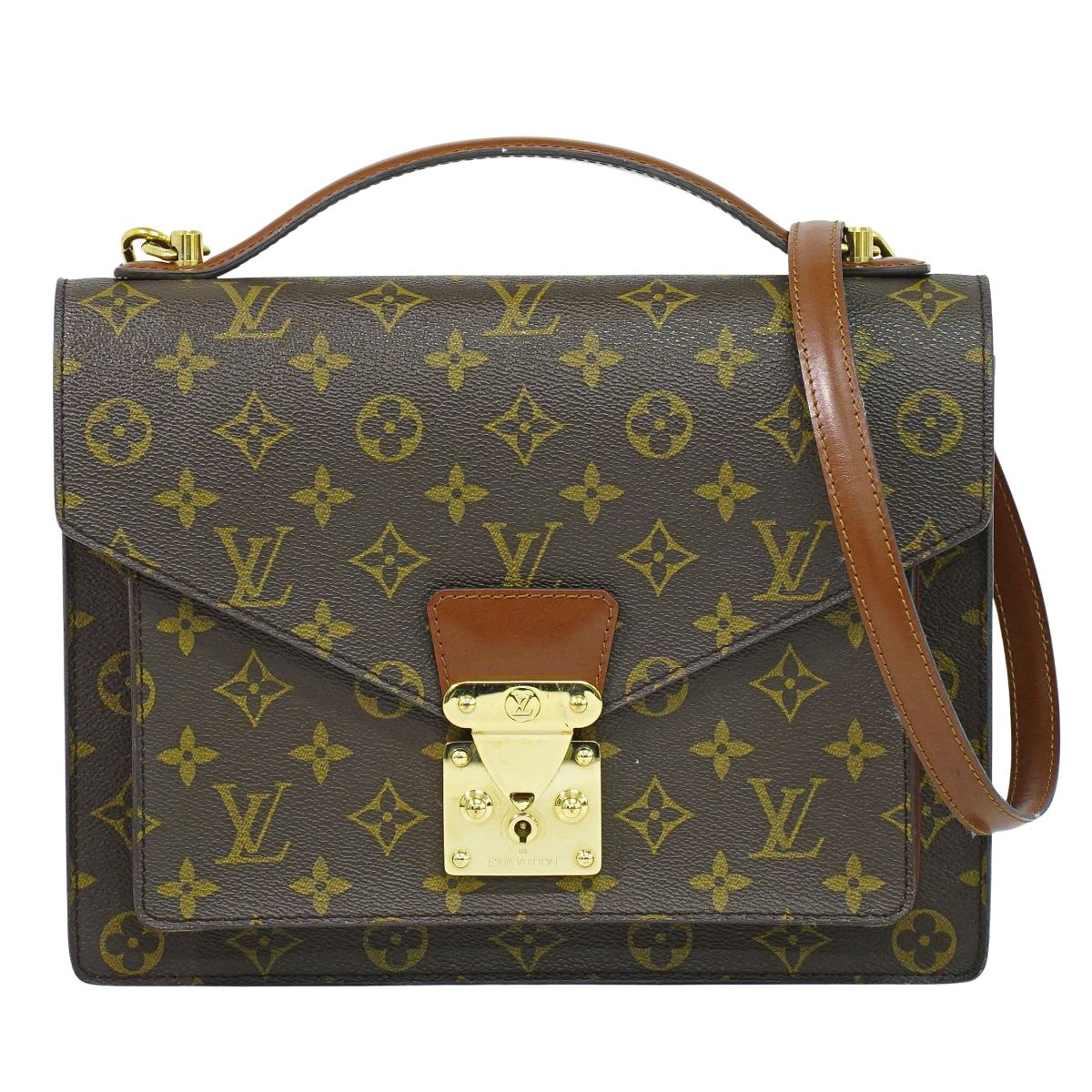 LOUIS VUITTON モンソー モノグラム 2WAY ショルダーバッグ M51185