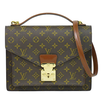 LOUIS VUITTON モンソー モノグラム 2WAY ショルダーバッグ M51185