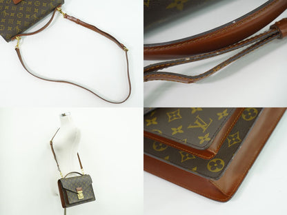 LOUIS VUITTON モンソー モノグラム 2WAY ショルダーバッグ M51185