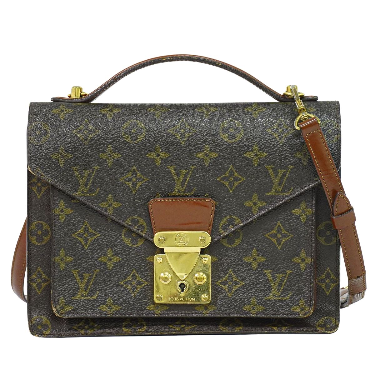 LOUIS VUITTON モンソー 26 モノグラム 2WAY ショルダーバッグ M51187