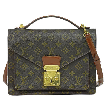 LOUIS VUITTON モンソー 26 モノグラム 2WAY ショルダーバッグ M51187
