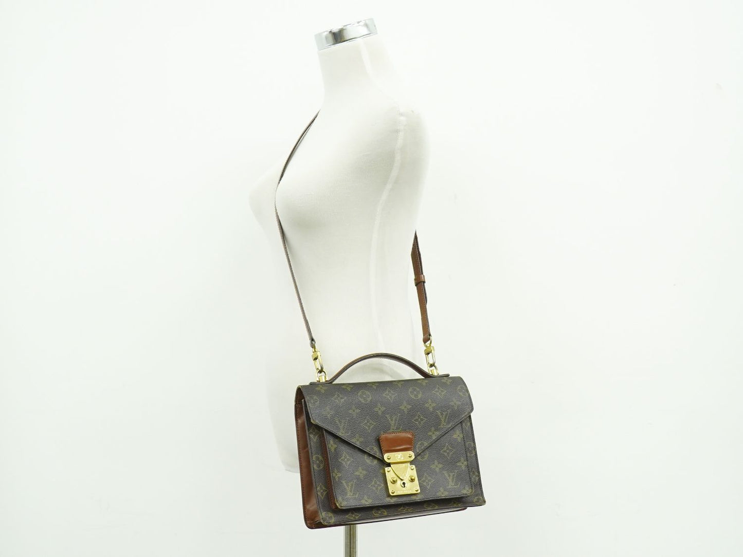 LOUIS VUITTON モンソー 26 モノグラム 2WAY ショルダーバッグ M51187
