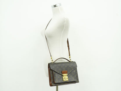 LOUIS VUITTON モンソー 26 モノグラム 2WAY ショルダーバッグ M51187