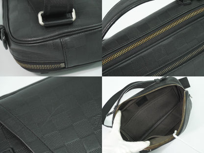LOUIS VUITTON アンブレール ダミエ アンフィニ ボディバッグ オニキス N41288