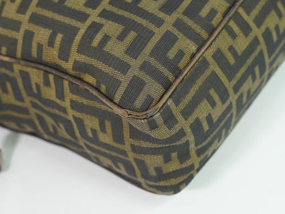 FENDI ズッカ 2WAY ビジネスバッグ ブラウン