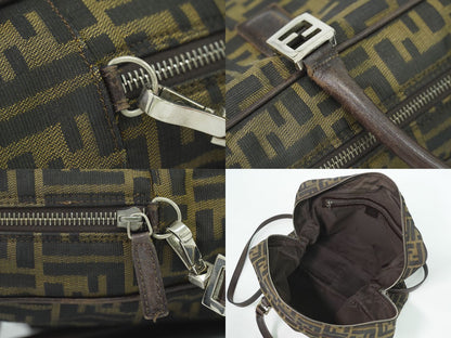 FENDI ズッカ 2WAY ビジネスバッグ ブラウン