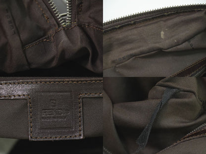 FENDI ズッカ 2WAY ビジネスバッグ ブラウン