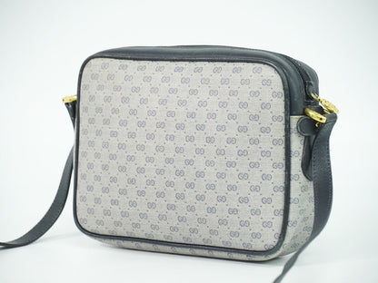 GUCCI マイクロGG ショルダーバッグ ネイビー