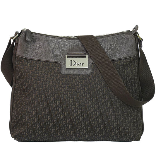 Christian Dior トロッター ショルダーバッグ ブラウン