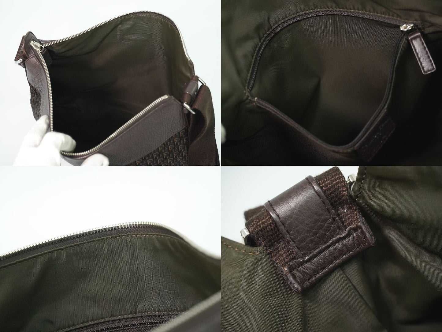 Christian Dior トロッター ショルダーバッグ ブラウン