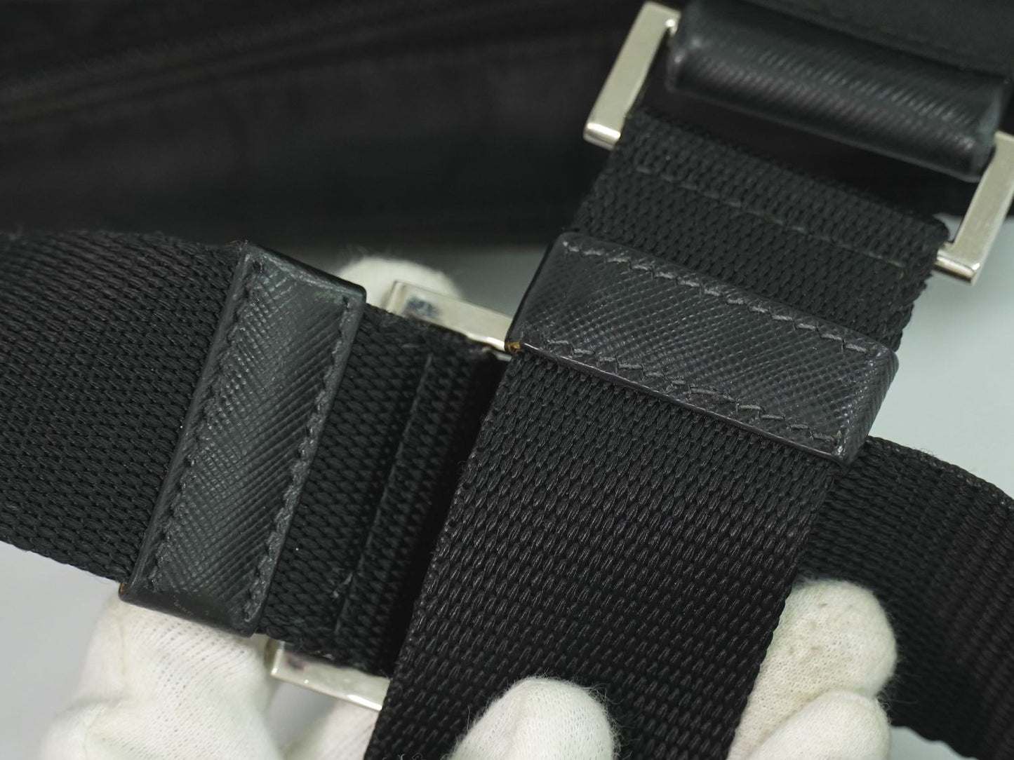 PRADA テスート ショルダーバッグ ブラック VA0220